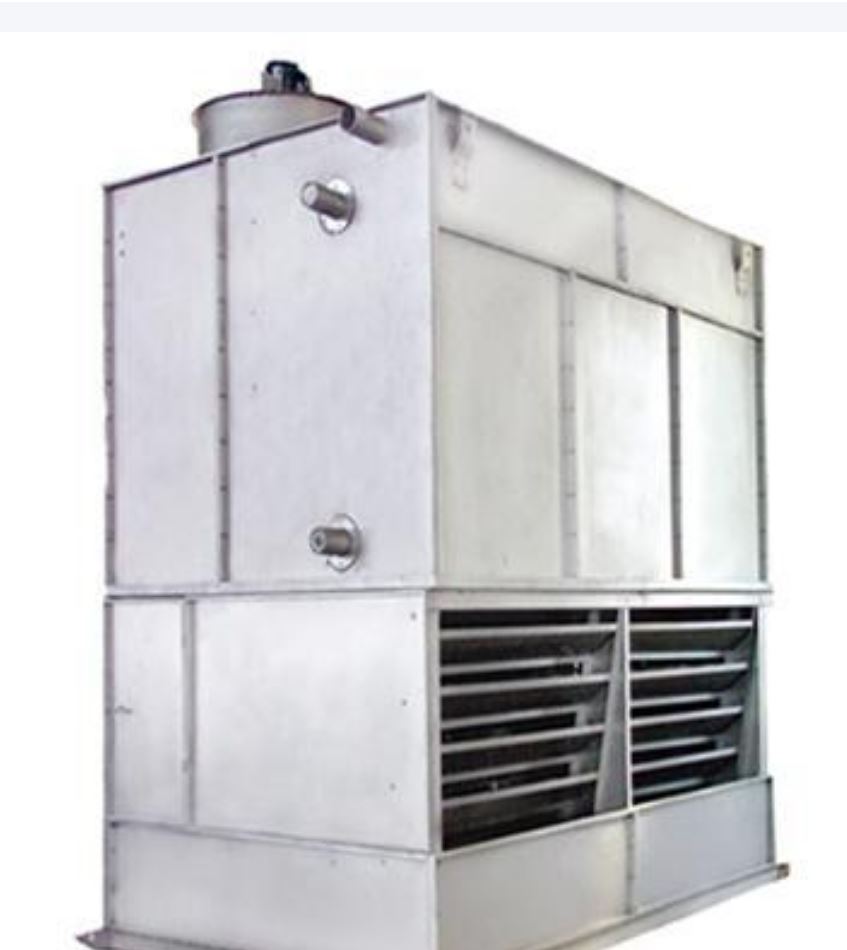Evaporative condenser chemical cleaning HP water descaling