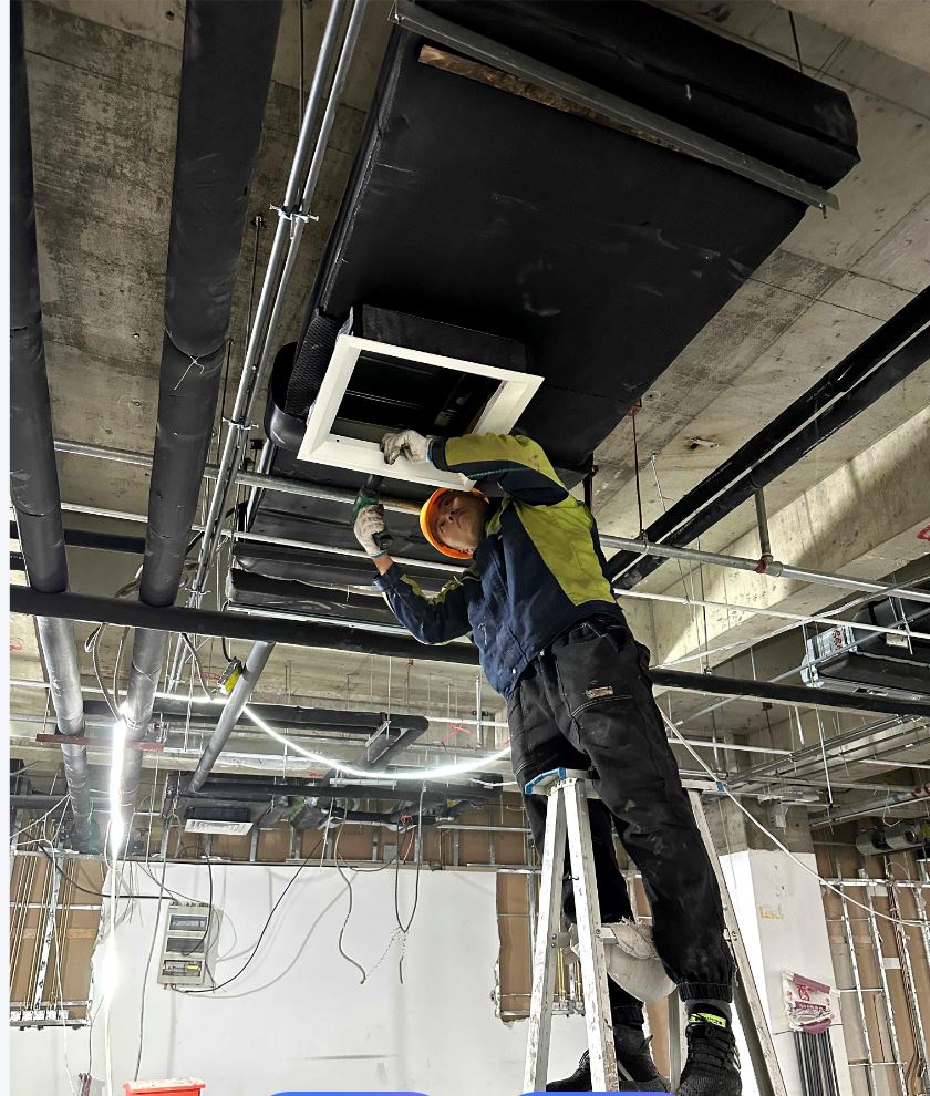 Central AC duct cleaning and disinfection